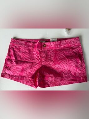 New women's 15 hot pink cotton shorts